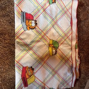 Vintage Garfield twin blanket